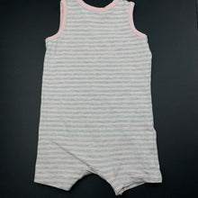 Load image into Gallery viewer, Girls Target, striped stretchy romper, EUC, size 00,  