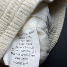 Load image into Gallery viewer, Girls Piccolina, cotton lined fleece hooded vest / jacket, GUC, size 5,  