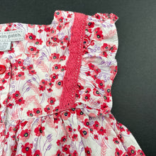 Load image into Gallery viewer, Girls Pumpkin Patch, lightweight floral cotton top, FUC, size 00,  