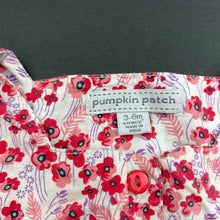 Load image into Gallery viewer, Girls Pumpkin Patch, lightweight floral cotton top, FUC, size 00,  