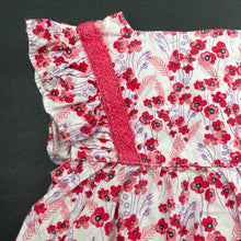 Load image into Gallery viewer, Girls Pumpkin Patch, lightweight floral cotton top, FUC, size 00,  