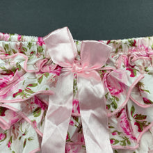 Load image into Gallery viewer, Girls lightweight, floral nappy cover / bloomers, EUC, size 000-00,  