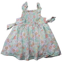 Load image into Gallery viewer, Girls Anko, lined floral cotton summer dress, GUC, size 1, L: 43cm