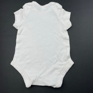 unisex Baby Club, cotton bodysuit / romper, EUC, size 0000,  