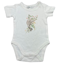 Load image into Gallery viewer, unisex Bebe by Minihaha, cotton bodysuit / romper, GUC, size 000,  