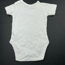 Load image into Gallery viewer, unisex Bebe by Minihaha, cotton bodysuit / romper, GUC, size 000,  