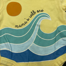 Load image into Gallery viewer, unisex Baby Berry, yellow cotton bodysuit / romper, EUC, size 0000,  