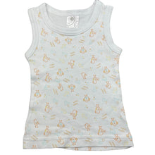 Load image into Gallery viewer, unisex Target, cotton singlet top, birds, EUC, size 000,  