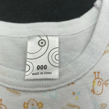 Load image into Gallery viewer, unisex Target, cotton singlet top, birds, EUC, size 000,  