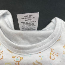 Load image into Gallery viewer, unisex Target, cotton singlet top, birds, EUC, size 000,  