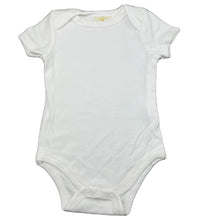 Load image into Gallery viewer, unisex One Little Roberston, soft feel white cotton bodysuit / romper, EUC, size 000,  