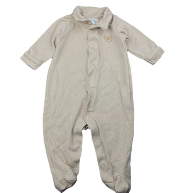 unisex Petite Fourmi, soft feel cotton coverall / romper, EUC, size 0000,  