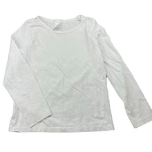 Load image into Gallery viewer, Girls Target, white cotton long sleeve t-shirt / top, GUC, size 7,  