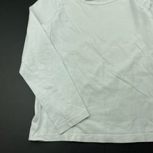 Load image into Gallery viewer, Girls Target, white cotton long sleeve t-shirt / top, GUC, size 7,  