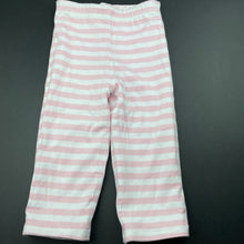 Load image into Gallery viewer, Girls Lily &amp; Dan, reversible pink &amp; white cotton pants / bottoms, elasticated, EUC, size 1,  