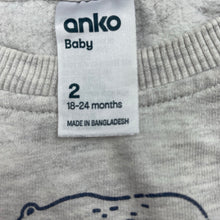 Load image into Gallery viewer, Boys Anko, lightweight sweater / jumper, bear, GUC, size 2,  