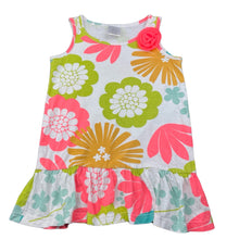 Load image into Gallery viewer, Girls Essentials, colourful floral cotton summer top, FUC, size 5,  