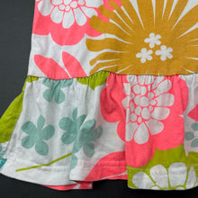 Load image into Gallery viewer, Girls Essentials, colourful floral cotton summer top, FUC, size 5,  
