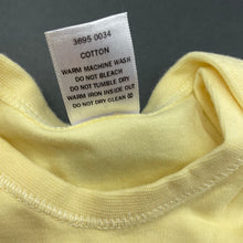 Load image into Gallery viewer, unisex Target, embroidered yellow cotton bodysuit / romper, EUC, size 000,  