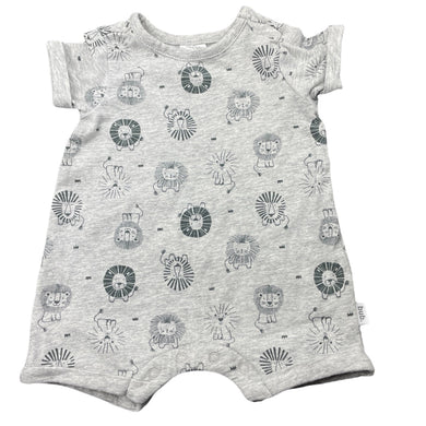 unisex Target, stretchy romper, lions, EUC, size 0000,  