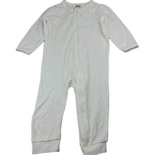 Load image into Gallery viewer, unisex Baby Berry, white waffle cotton zip romper, EUC, size 2,  