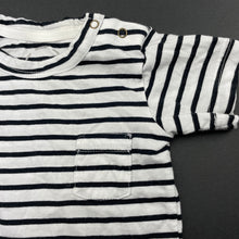 Load image into Gallery viewer, unisex Bonds, striped Australian cotton t-shirt / top, EUC, size 000,  