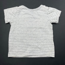 Load image into Gallery viewer, unisex Cotton On, striped stretchy t-shirt / top, FUC, size 0000,  