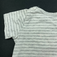 Load image into Gallery viewer, unisex Cotton On, striped stretchy t-shirt / top, FUC, size 0000,  