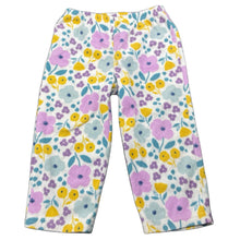 Load image into Gallery viewer, Girls Carters, floral fleece pyjama pants / bottoms, GUC, size 2,  