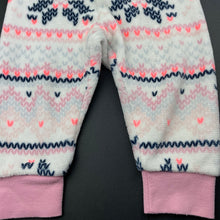 Load image into Gallery viewer, Girls Baby Berry, soft fleece pyjama pants / bottoms, GUC, size 1,  