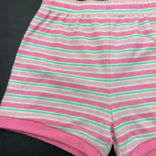 Load image into Gallery viewer, Girls Dymples, striped shorts, elasticated, EUC, size 00,  