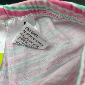 Girls Dymples, striped shorts, elasticated, EUC, size 00,  