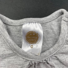 Load image into Gallery viewer, Girls Tiny Little Wonders, grey long sleeve top, EUC, size 0,  