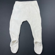 Load image into Gallery viewer, Girls Zara, knitted cotton footed leggings / bottoms, GUC, size 0,  