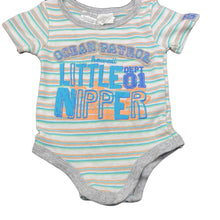 Load image into Gallery viewer, Boys Tiny Little Wonders, cotton bodysuit / romper, EUC, size 0000,  
