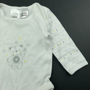 unisex Tiny Little Wonders, cotton bodysuit / romper, EUC, size 0000,  