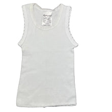 Load image into Gallery viewer, unisex Dymples, ribbed cotton singlet top, FUC, size 0000,  