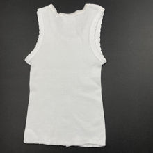 Load image into Gallery viewer, unisex Dymples, ribbed cotton singlet top, FUC, size 0000,  