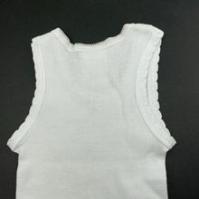 Load image into Gallery viewer, unisex Dymples, ribbed cotton singlet top, FUC, size 0000,  