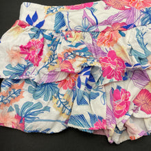 Load image into Gallery viewer, Girls Piping Hot, floral viscose shorts, elasticated, GUC, size 2,  