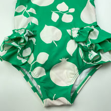 Load image into Gallery viewer, Girls Country Road, green &amp; white swim one-piece, GUC, size 2,  