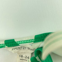 Load image into Gallery viewer, Girls Country Road, green &amp; white swim one-piece, GUC, size 2,  