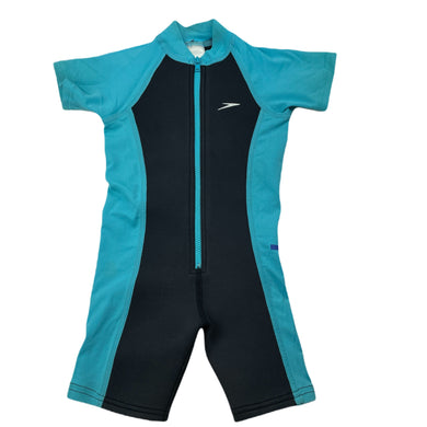 unisex Speedo, lightweight springsuit / swim one-piece, discolouration & pilling, FUC, size 1,  