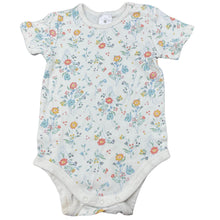 Load image into Gallery viewer, Girls Target, floral cotton bodysuit / romper, GUC, size 0,  