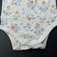 Load image into Gallery viewer, Girls Target, floral cotton bodysuit / romper, GUC, size 0,  