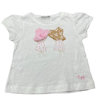 Load image into Gallery viewer, Girls Il Gufo, cotton t-shirt / top, GUC, size 00,  