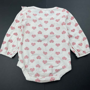 Girls Dymples, stretchy ruffle bodysuit / romper, FUC, size 1,  