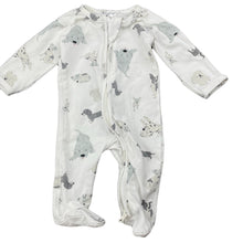 Load image into Gallery viewer, unisex Target, stretchy zip coverall / romper, dogs, GUC, size 00000,  