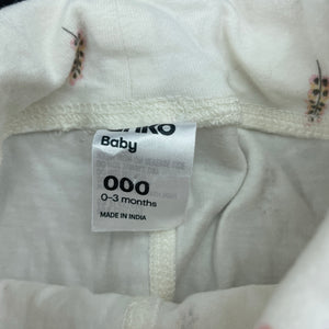 Girls Anko, stretchy leggings / bottoms, EUC, size 000,  