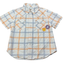 Load image into Gallery viewer, Boys Target, lightweight cotton short sleeve shirt, poppers, GUC, size 3,  